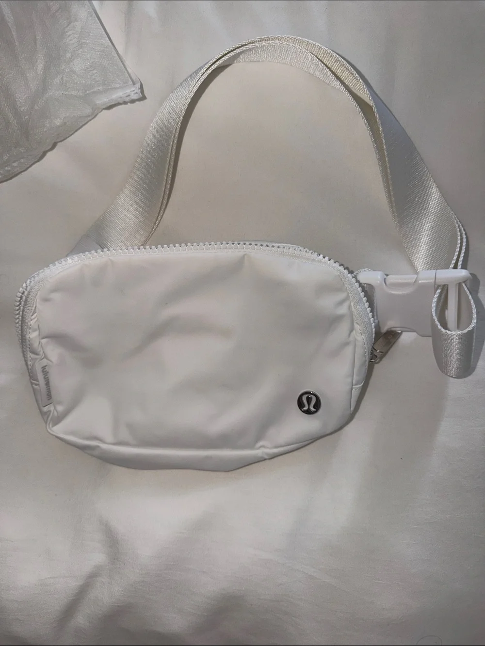 lululemon athletica White Crossbody Belt Bag NWOT